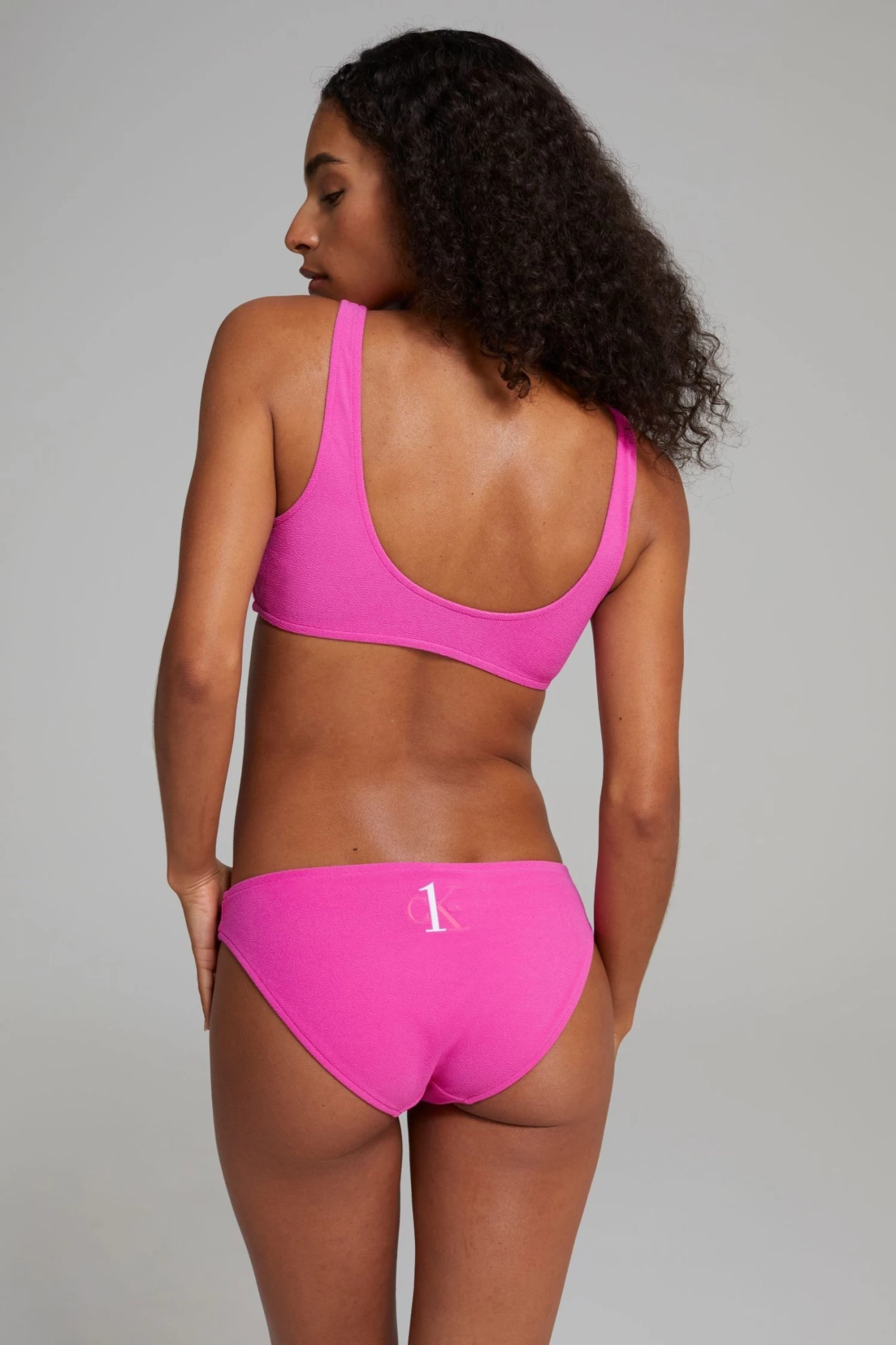 Calvin Klein CK One Pink Bikini Top 2 Calvin Klein CK One Pink Bikini Top - Image 2