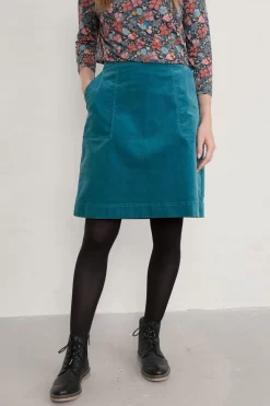 Seasalt Cornwall Teal Blue Mays Rock Skirt