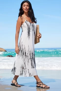 Next Racer Back V-Neck Midi Slip Summer Dress -Roman Store C50 852s4 scaled