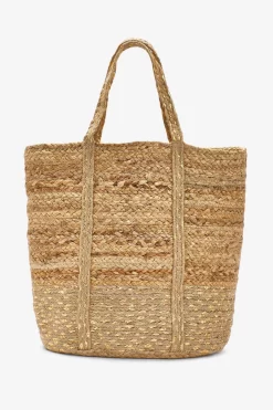 Next Natural Jute Metallic Shopper Bag -Roman Store C51059s4 scaled