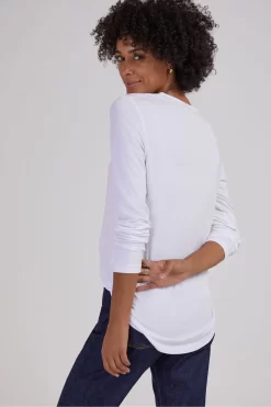 Baukjen Essentials Relaxed White Top With LENZING™ ECOVERO™ 9 Baukjen Essentials Relaxed White Top With LENZING™ ECOVERO™ -Roman Store C52956s4 scaled