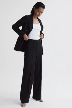 Reiss Iria Wool Blend Wide Leg Trousers -Roman Store C60 367s3 scaled