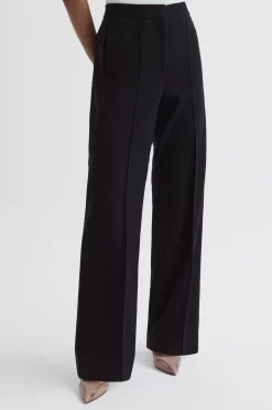 Reiss Iria Wool Blend Wide Leg Trousers -Roman Store C60 367s4 scaled
