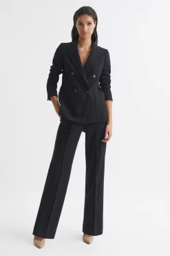 Reiss Iria Wool Blend Wide Leg Trousers -Roman Store C60 367s5 scaled