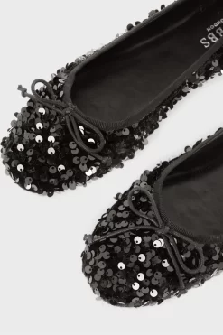 Hobbs Hattie Black Ballerina Shoes -Roman Store C63077s3 scaled