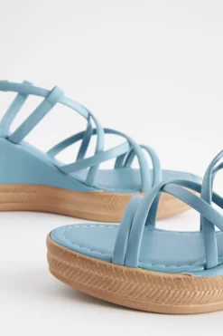 Next Forever Comfort Leather Asymmetric Strappy Wedges 13 Next Forever Comfort Leather Asymmetric Strappy Wedges -Roman Store C67492s7 scaled