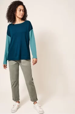 White Stuff Blue Olivia Jumper