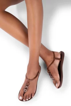 Ipanema Brown Charm Link Flip Flops 9 Ipanema Brown Charm Link Flip Flops -Roman Store C92363s5 scaled