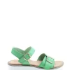 Heavenly Feet Ladies Green Vegan Friendly Comfort Sandals
