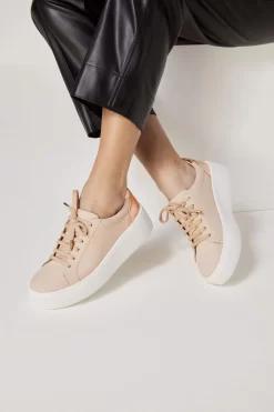 Next Signature Forever Comfort® Leather Chunky Wedge Platform Trainers