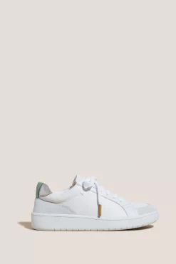 White Stuff Leather White Suede Trainers