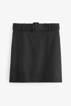 Next Black Ponte Belted Mini Skirt 10 Next Black Ponte Belted Mini Skirt -Roman Store D21953s5 scaled