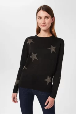 Hobbs Deborah Star Black Jumper