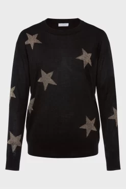 Hobbs Deborah Star Black Jumper -Roman Store D25954s4 scaled