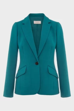 Hobbs Blue Suki Jacket -Roman Store D27945s4 scaled