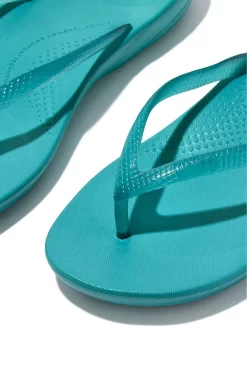 FitFlop Teal Iqushion Transparent Flip-Flops 7 FitFlop Teal Iqushion Transparent Flip-Flops -Roman Store D38781s4 scaled