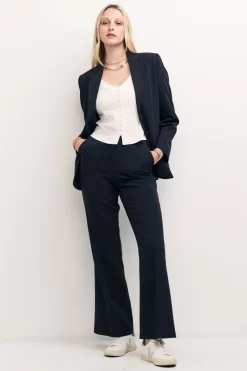 Nobody's Child Frankie Kick Flare Black Trousers