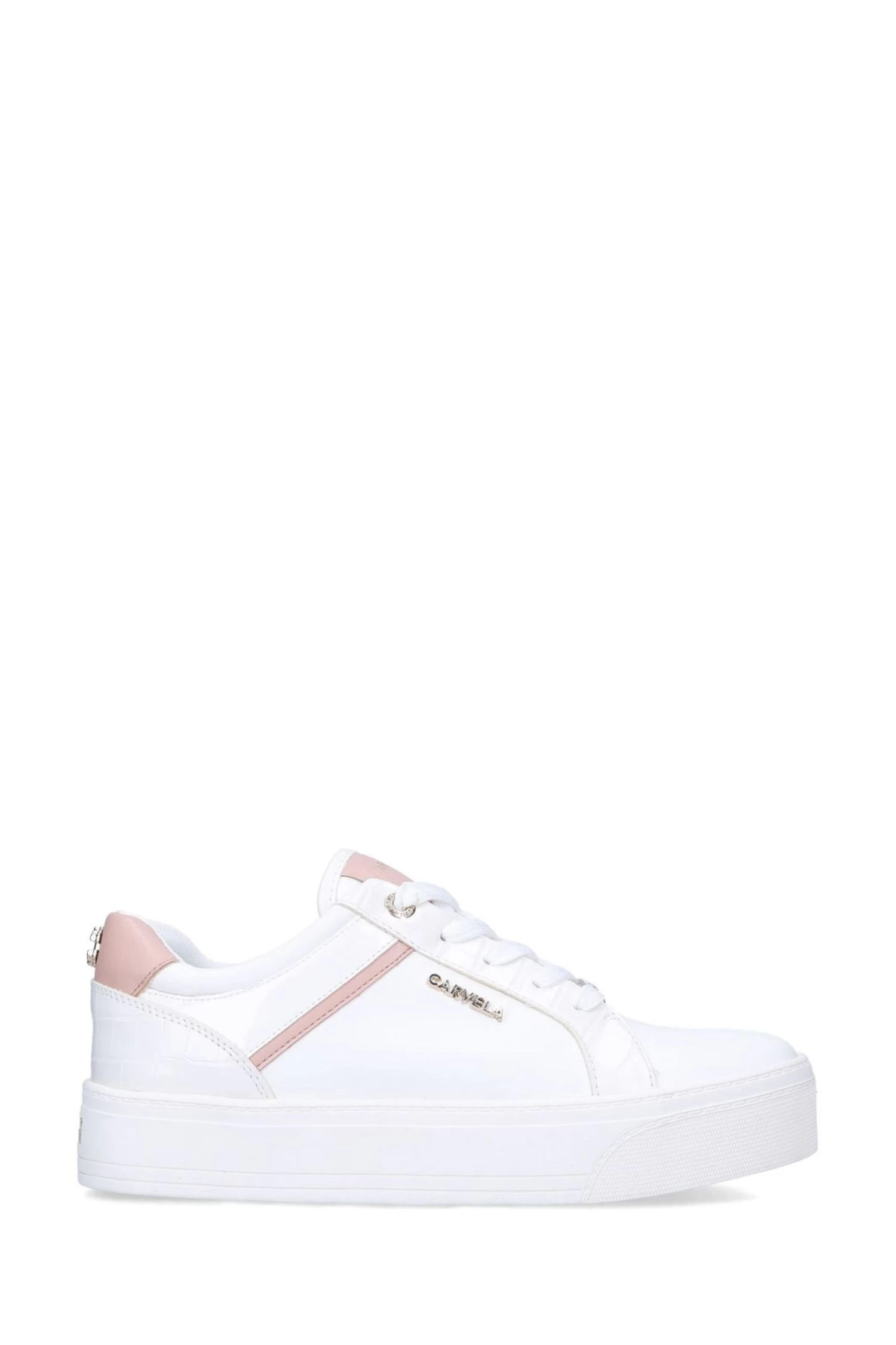 Carvela Park White Trainers 2 Carvela Park White Trainers - Image 2