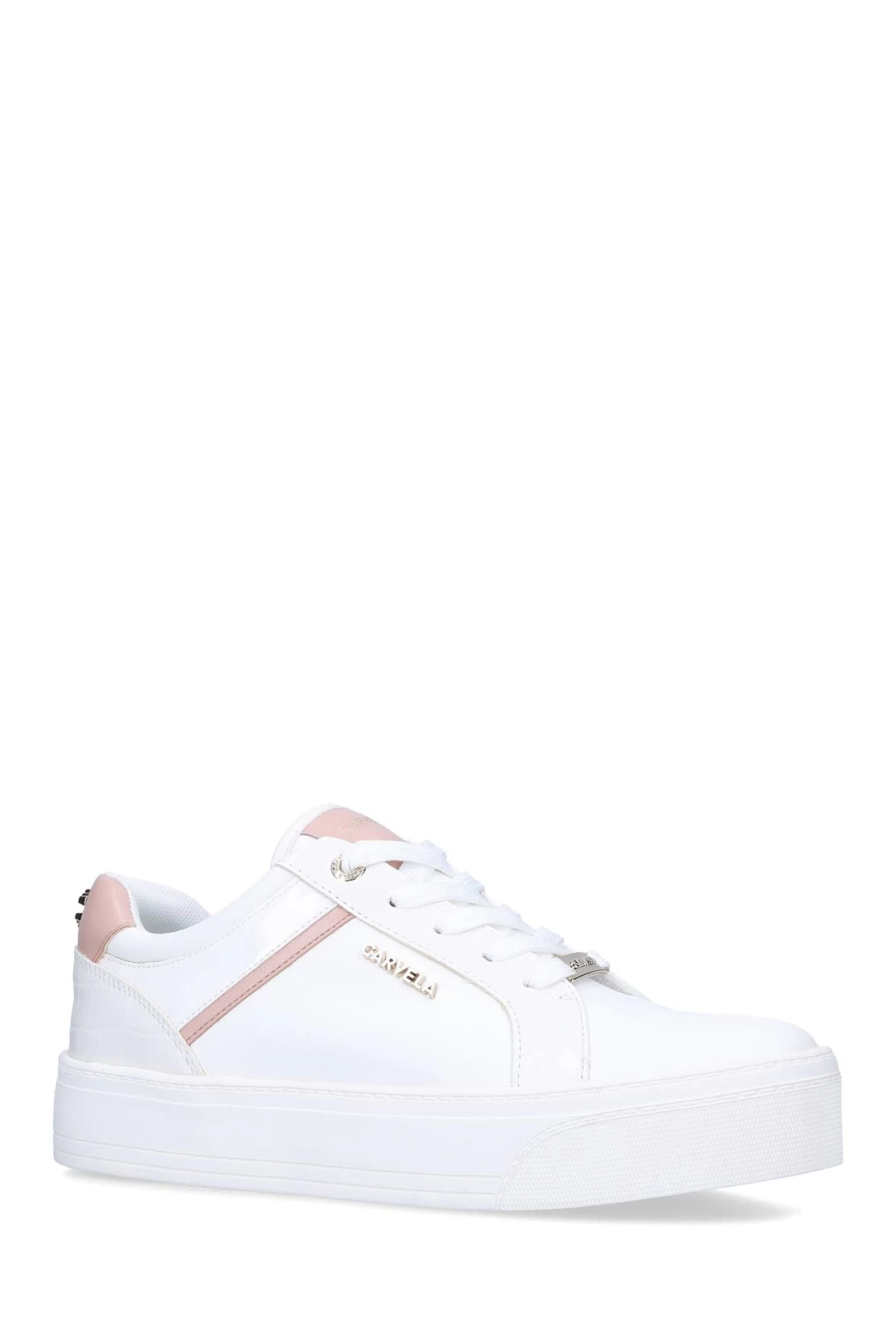 Carvela Park White Trainers 3 Carvela Park White Trainers - Image 3