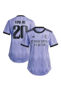 Adidas Purple Real Madrid Away Shirt 2022-23