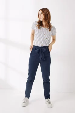 FatFace Blue Paperbag Trousers 7 FatFace Blue Paperbag Trousers -Roman Store D57545s3 scaled