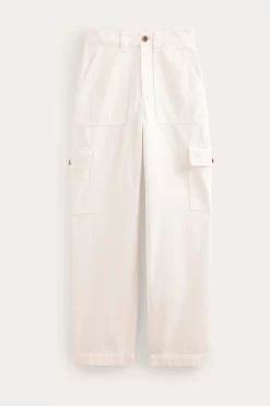 Boden Casual Cargo White Trousers -Roman Store D58171s5 scaled
