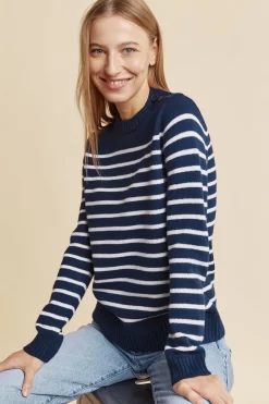Albaray Blue Breton Stripe Jumper 7 Albaray Blue Breton Stripe Jumper -Roman Store D59000s3 scaled