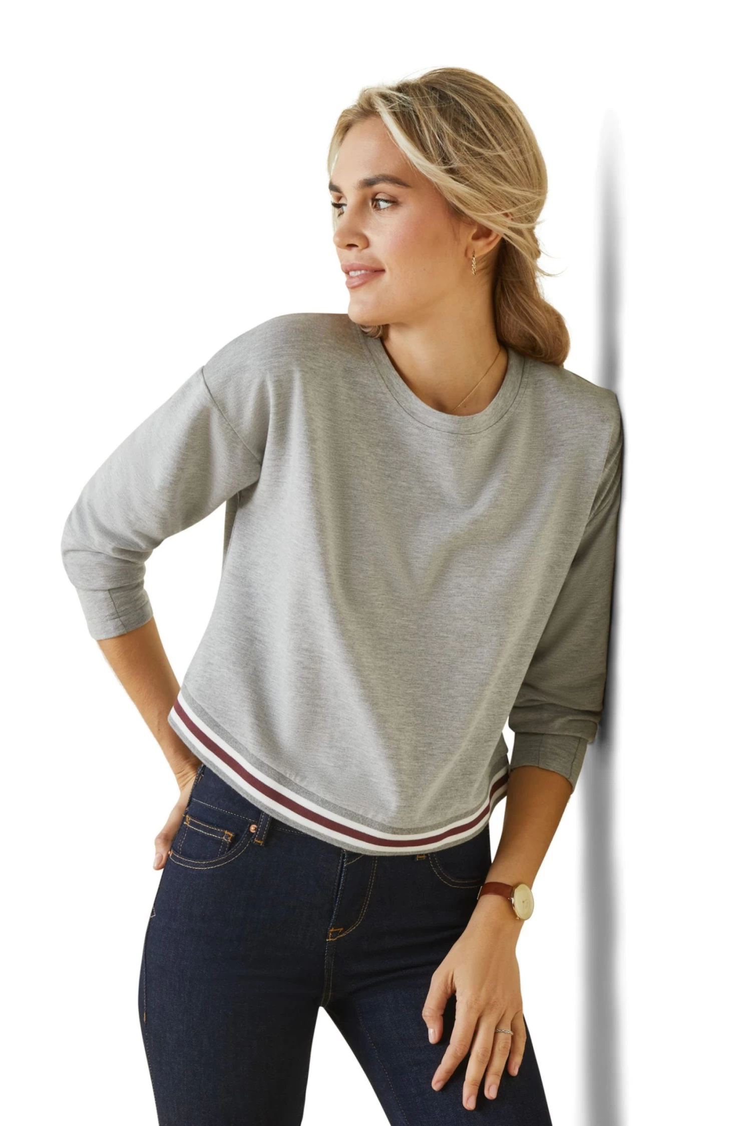 Ariat Grey Pacifica Sweatshirt 1 Ariat Grey Pacifica Sweatshirt