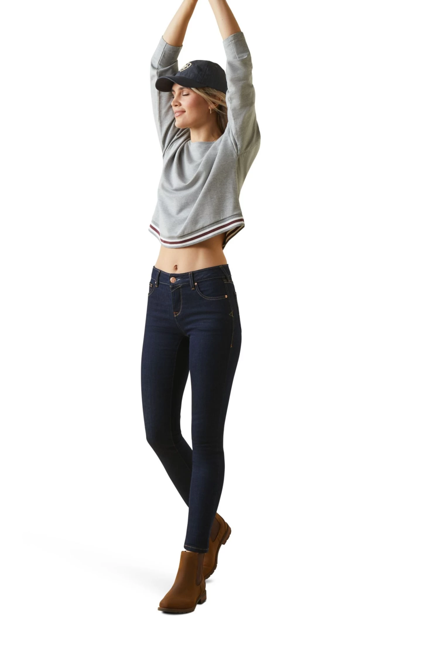 Ariat Grey Pacifica Sweatshirt 3 Ariat Grey Pacifica Sweatshirt - Image 3