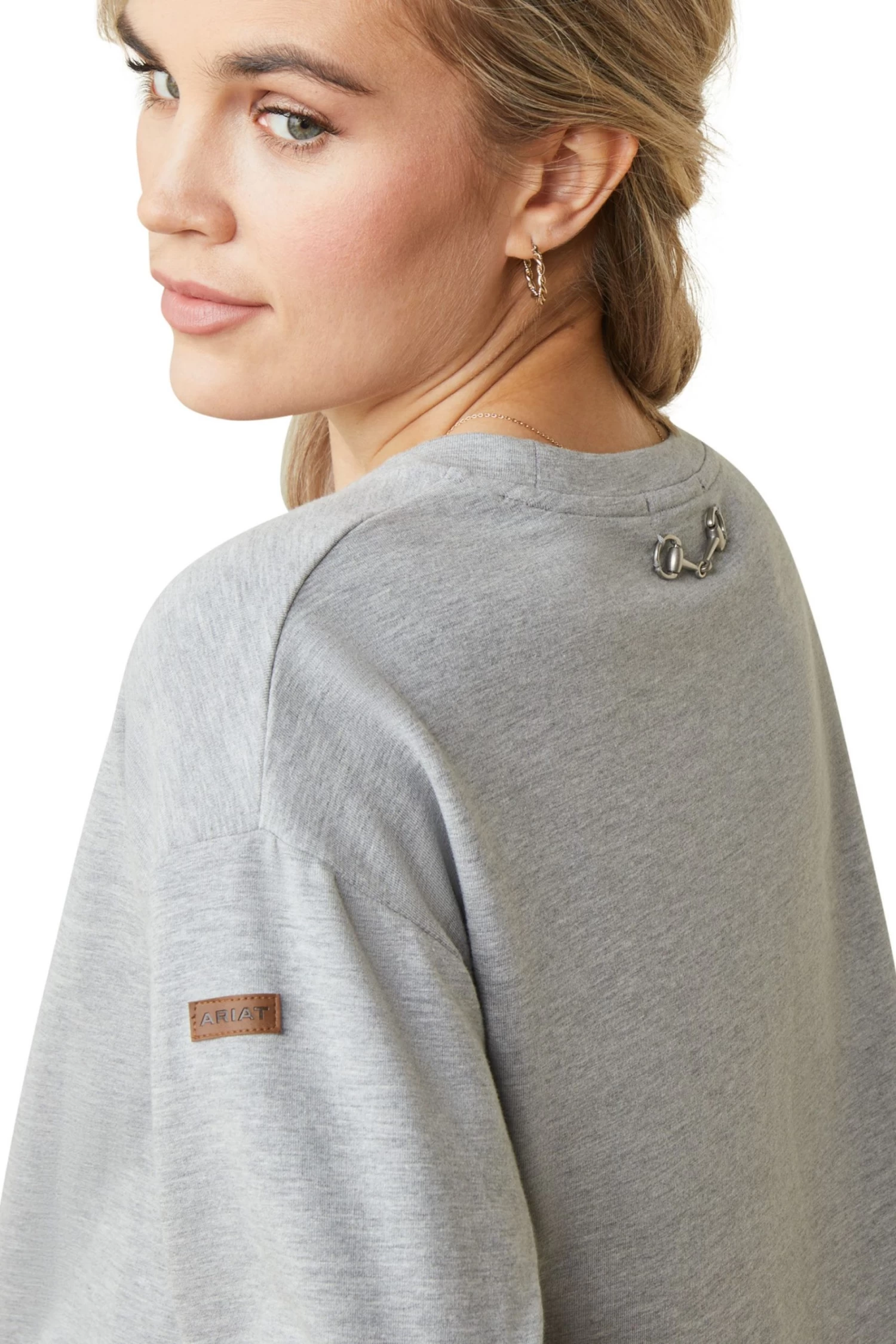 Ariat Grey Pacifica Sweatshirt 4 Ariat Grey Pacifica Sweatshirt - Image 4