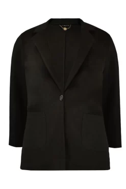 Live Unlimited Curve Black Jersey Blazer -Roman Store D60780s5 scaled