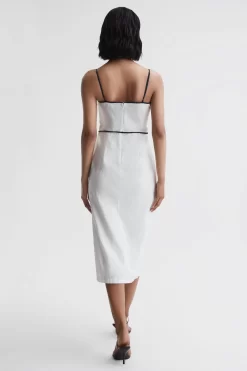 Reiss Leona Strappy Cotton-Linen Midi Dress 9 Reiss Leona Strappy Cotton-Linen Midi Dress -Roman Store D68 979s5 scaled