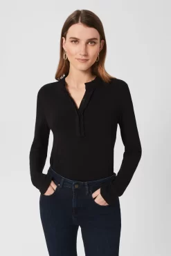 Hobbs Sabrina Black Top