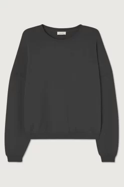 American Vintage Crewneck Classic Black Sweatshirt 7 American Vintage Crewneck Classic Black Sweatshirt -Roman Store D79017s4 scaled