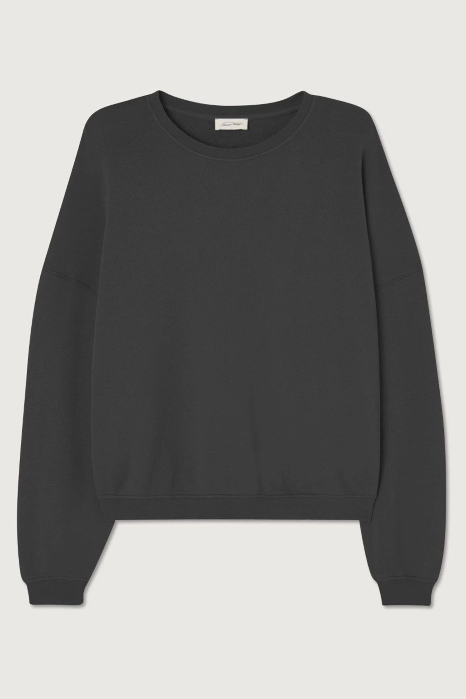 American Vintage Crewneck Classic Black Sweatshirt 4 American Vintage Crewneck Classic Black Sweatshirt - Image 4