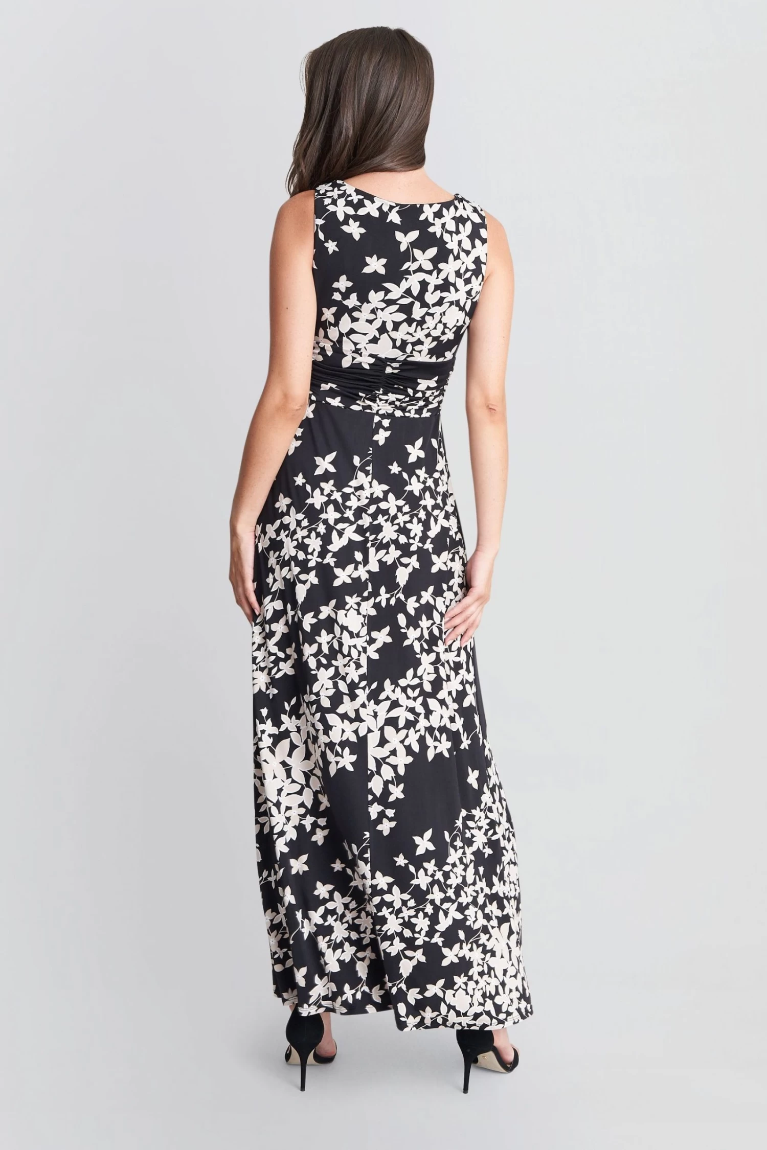 Gina Bacconi Rihanna Black Jersey Maxi Dress 2 Gina Bacconi Rihanna Black Jersey Maxi Dress - Image 2