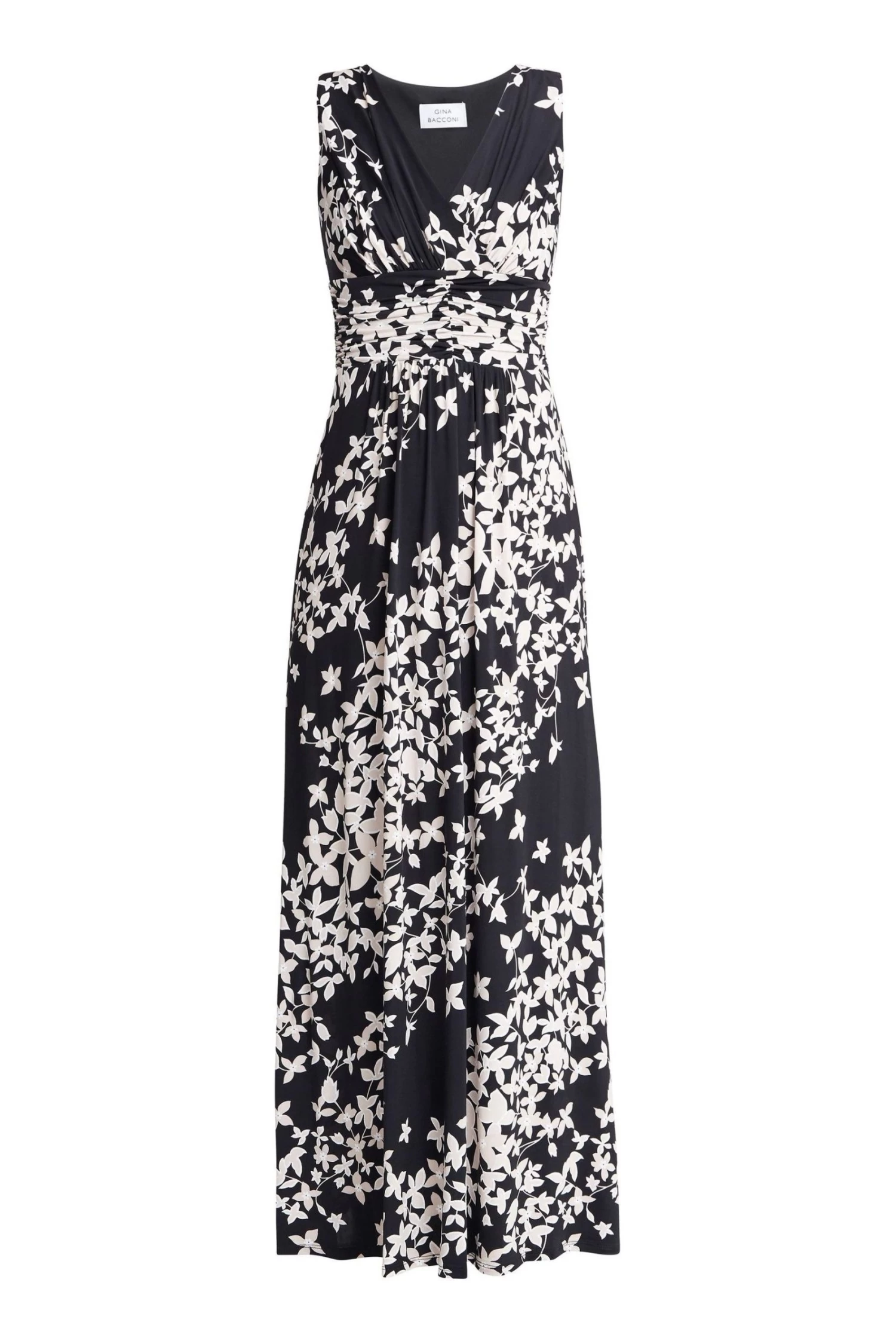 Gina Bacconi Rihanna Black Jersey Maxi Dress 5 Gina Bacconi Rihanna Black Jersey Maxi Dress - Image 5