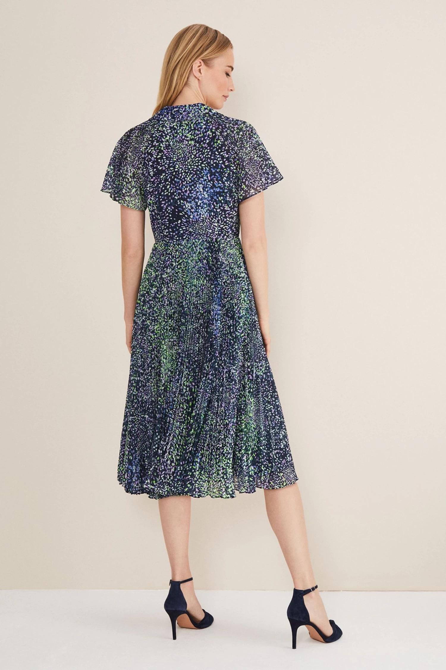 Phase Eight Blue Amelia Petal Shirt Dress 2 Phase Eight Blue Amelia Petal Shirt Dress - Image 2