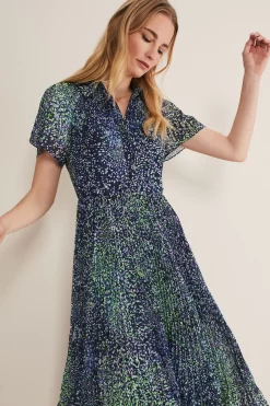 Phase Eight Blue Amelia Petal Shirt Dress 8 Phase Eight Blue Amelia Petal Shirt Dress -Roman Store D84223s3 scaled