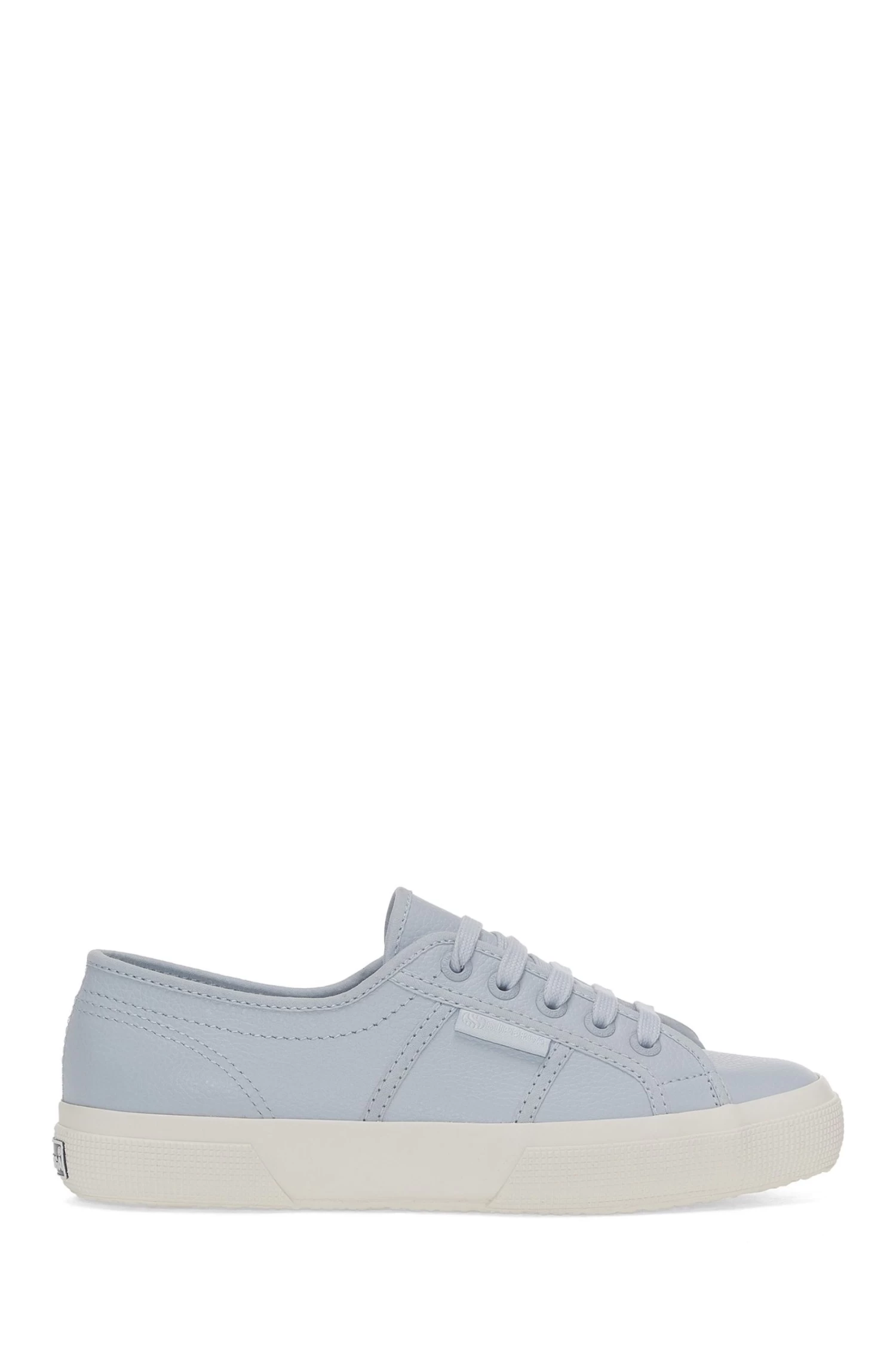 Superga Blue 2750 Cotu Classic Leather Trainers 1 Superga Blue 2750 Cotu Classic Leather Trainers
