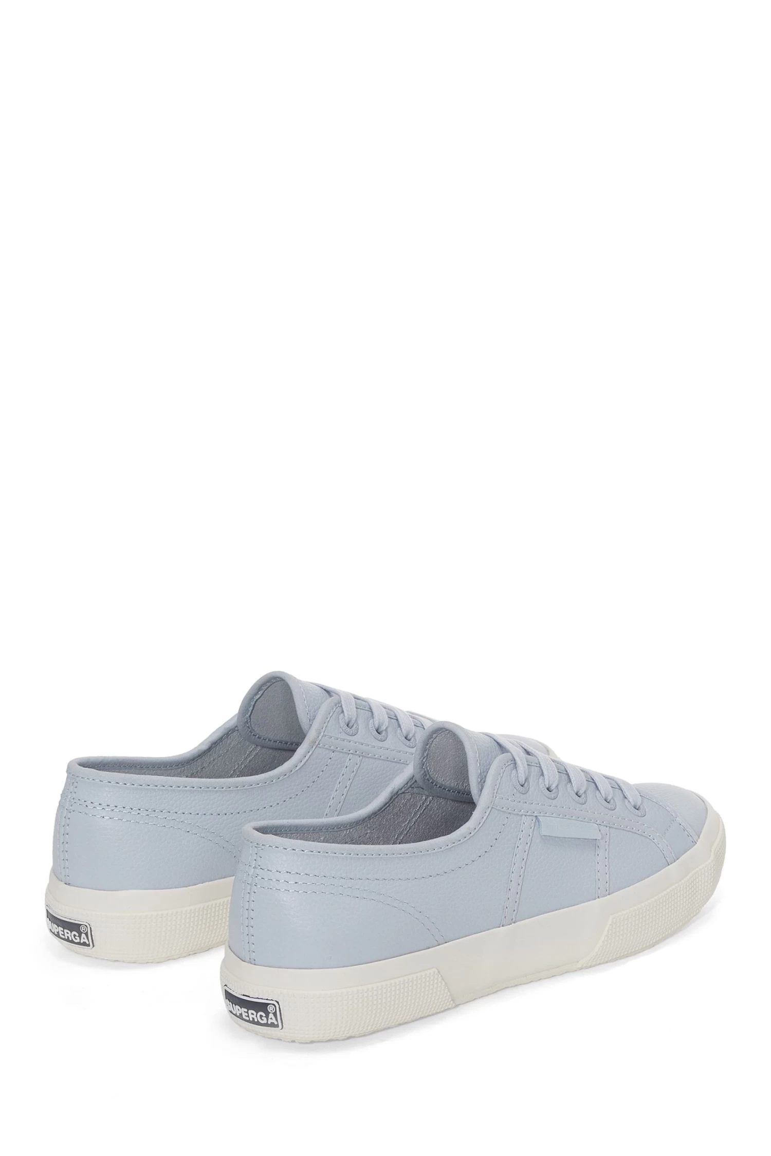 Superga Blue 2750 Cotu Classic Leather Trainers 3 Superga Blue 2750 Cotu Classic Leather Trainers - Image 3