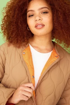 F&F Natural Fashion Onion Quilted Bomber Jacket -Roman Store D85721s4 scaled