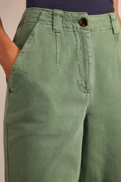 Boden Green Casual Tapered Cotton Trousers -Roman Store D87363s4 scaled