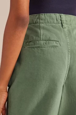 Boden Green Casual Tapered Cotton Trousers -Roman Store D87363s5 scaled