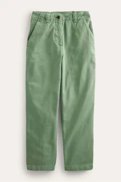 Boden Green Casual Tapered Cotton Trousers -Roman Store D87363s6 scaled