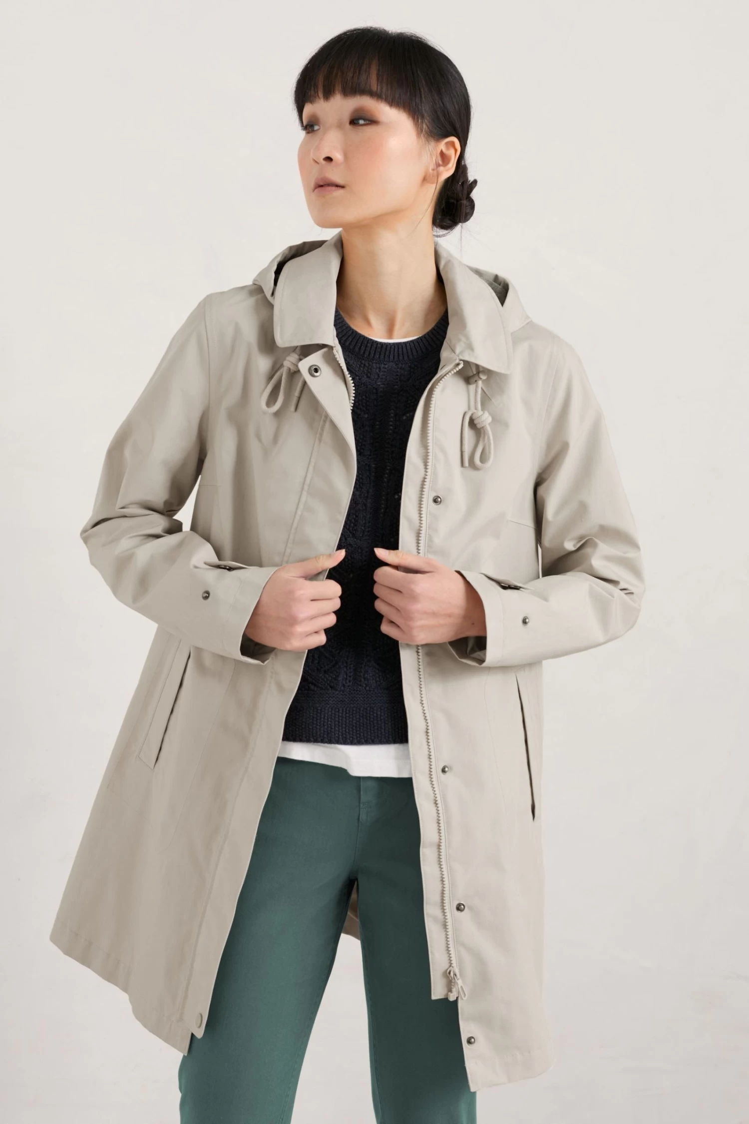 Seasalt Cornwall Natural Cloudburst Driftwood Mac 1 Seasalt Cornwall Natural Cloudburst Driftwood Mac