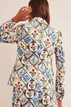 Boden White Textured Cotton Blazer 12 Boden White Textured Cotton Blazer -Roman Store D97093s5 scaled