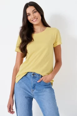 Crew Clothing Company Natural Cotton T-Shirt