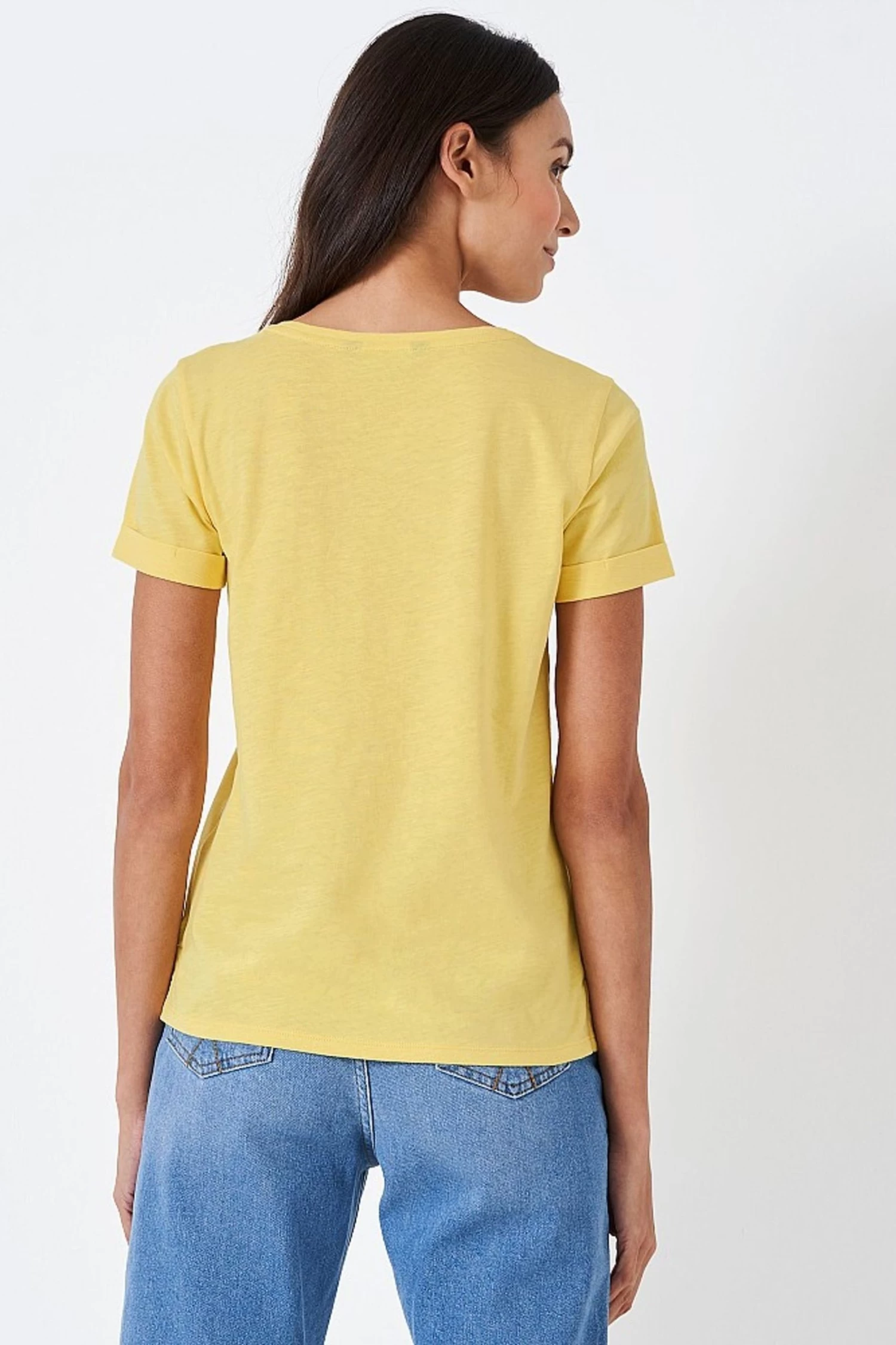 Crew Clothing Company Natural Cotton T-Shirt 2 Crew Clothing Company Natural Cotton T-Shirt - Image 2