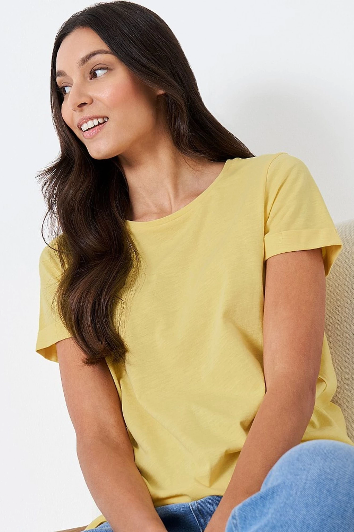 Crew Clothing Company Natural Cotton T-Shirt 4 Crew Clothing Company Natural Cotton T-Shirt - Image 4